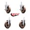 Service Caster 5 Inch High Temp Glass Filled Nylon 3/4 Inch Square Stem Caster Brakes SCC, 2PK SCC-SQ20S514-GFNSHT-TLB-34-2-S-2 - alternate 2